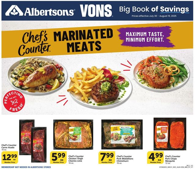 Catalogue Vons from 07/30/2025