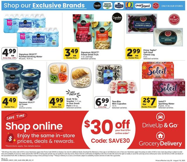 Catalogue Vons from 07/30/2025