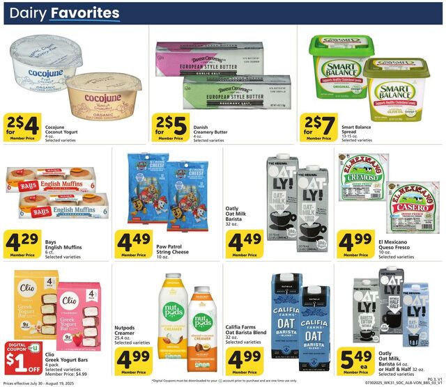 Catalogue Vons from 07/30/2025