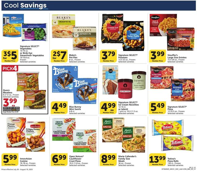 Catalogue Vons from 07/30/2025