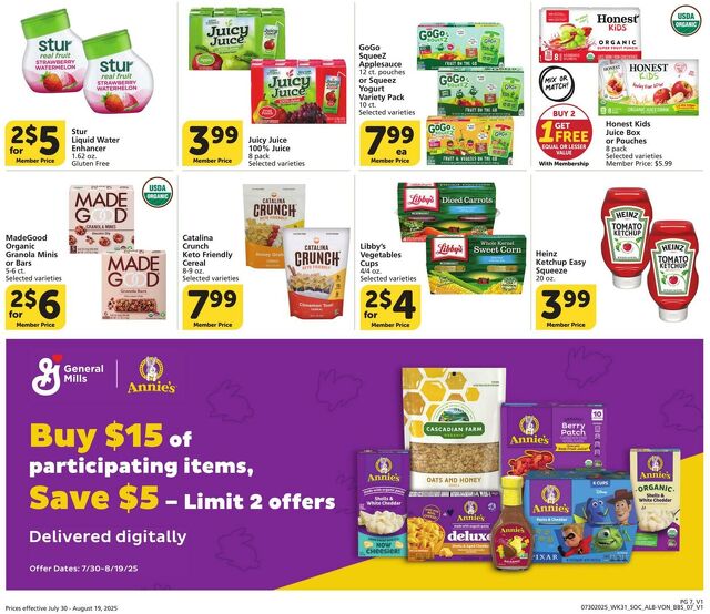 Catalogue Vons from 07/30/2025