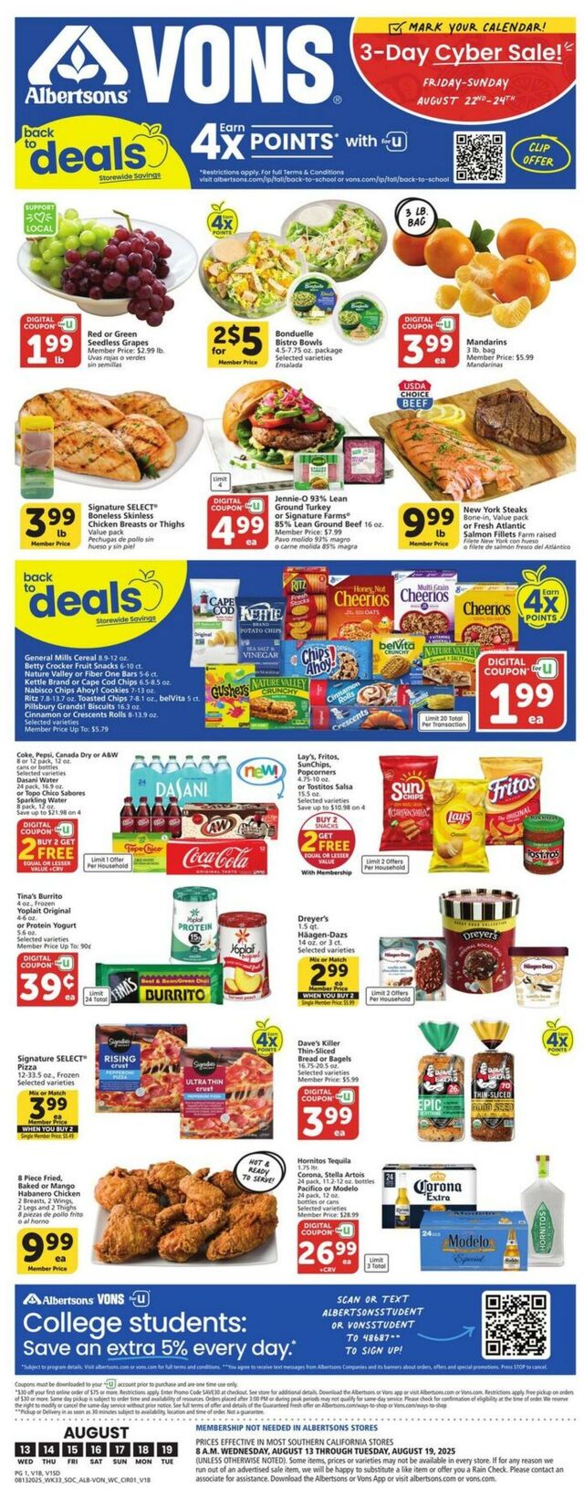 Catalogue Vons from 08/13/2025