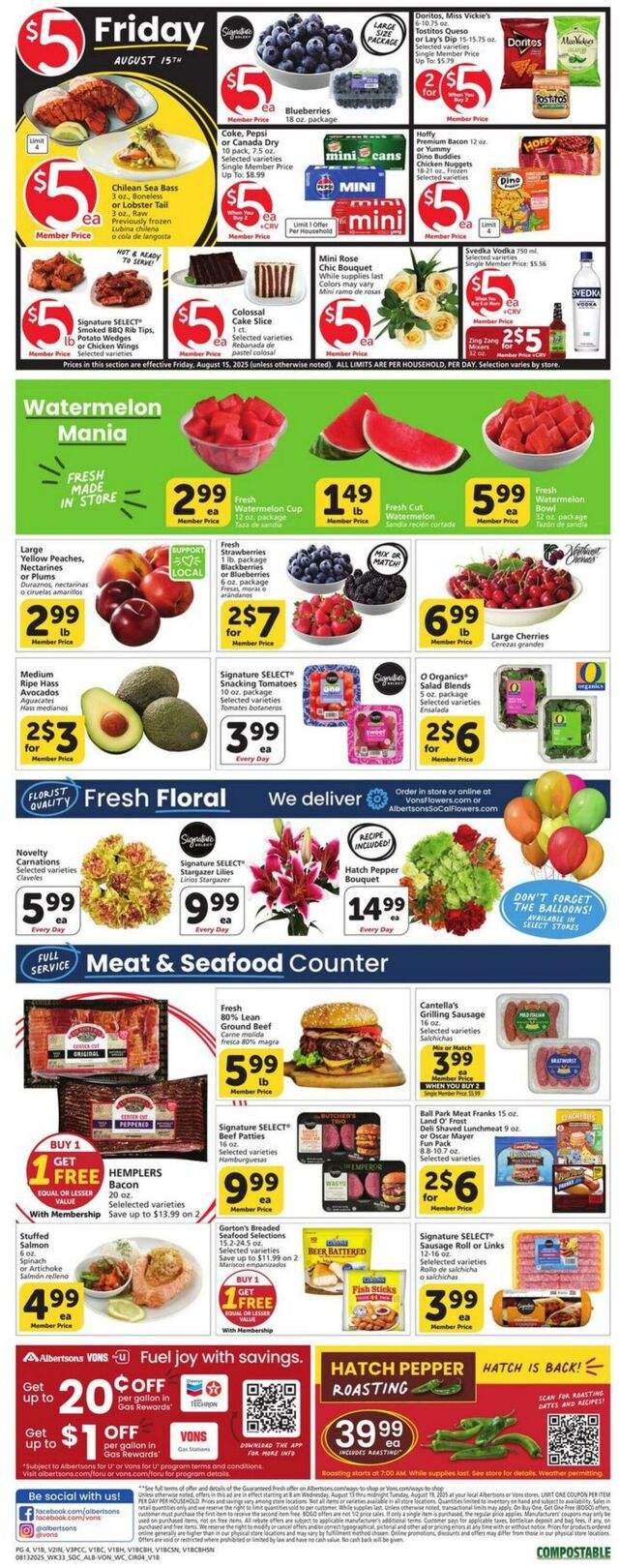 Catalogue Vons from 08/13/2025