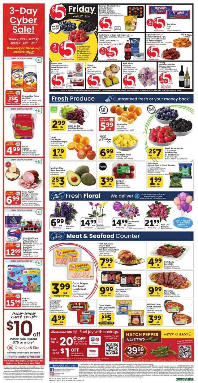 Catalogue Vons from 08/20/2025