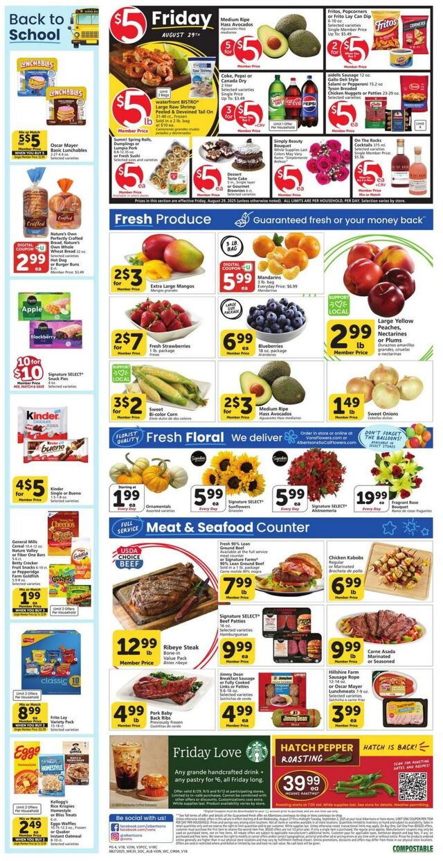 Catalogue Vons from 08/27/2025