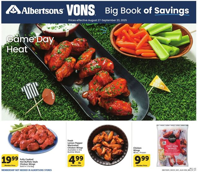 Catalogue Vons from 08/27/2025