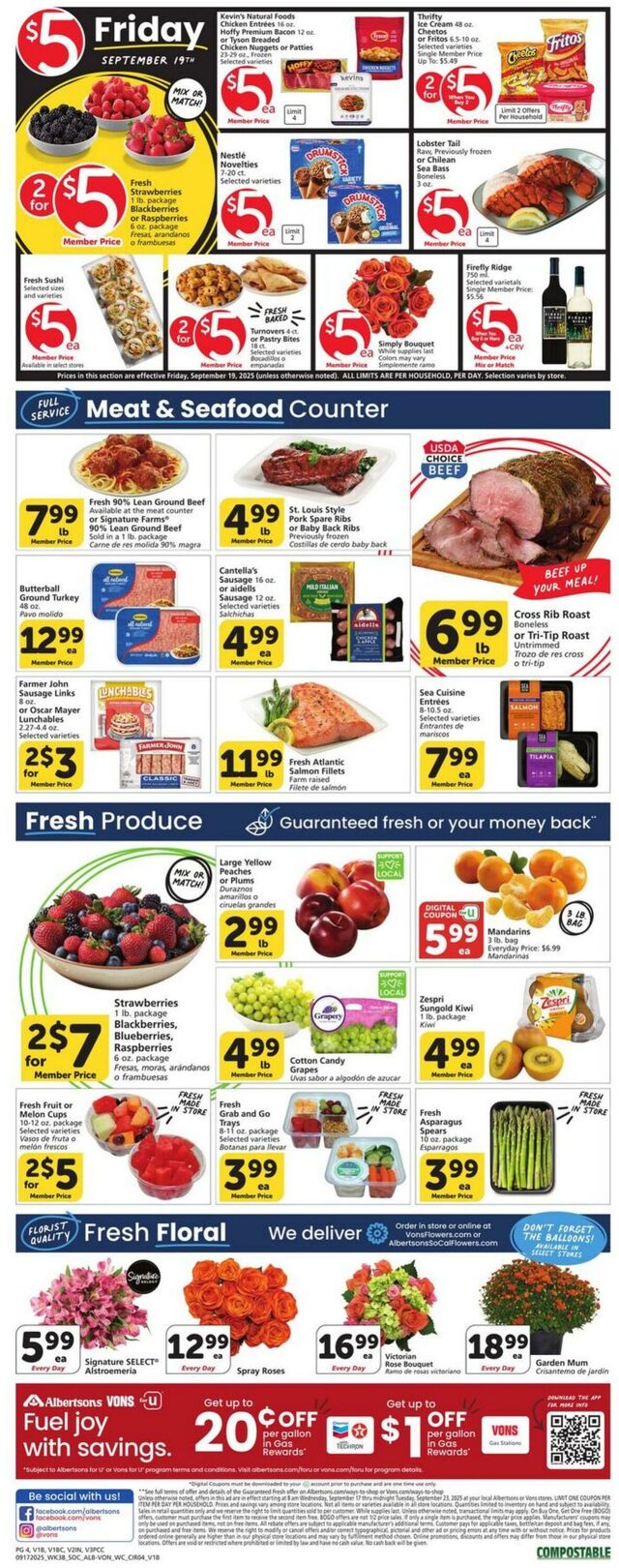 Catalogue Vons from 09/17/2025