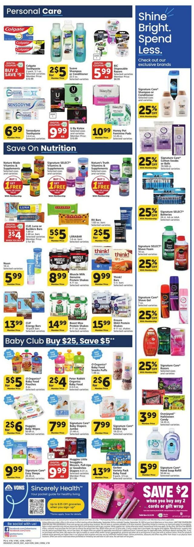 Catalogue Vons from 09/24/2025