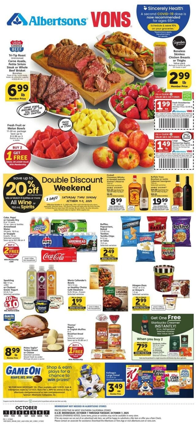 Catalogue Vons from 10/01/2025