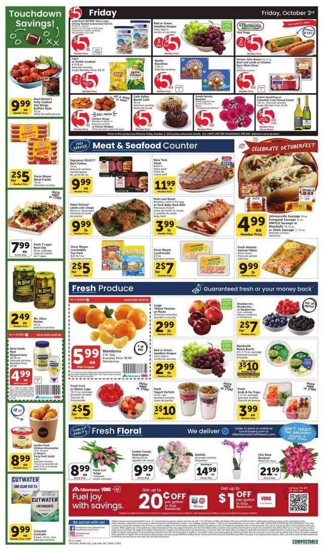 Catalogue Vons from 10/01/2025