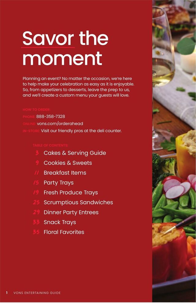 Catalogue Vons from 10/01/2025