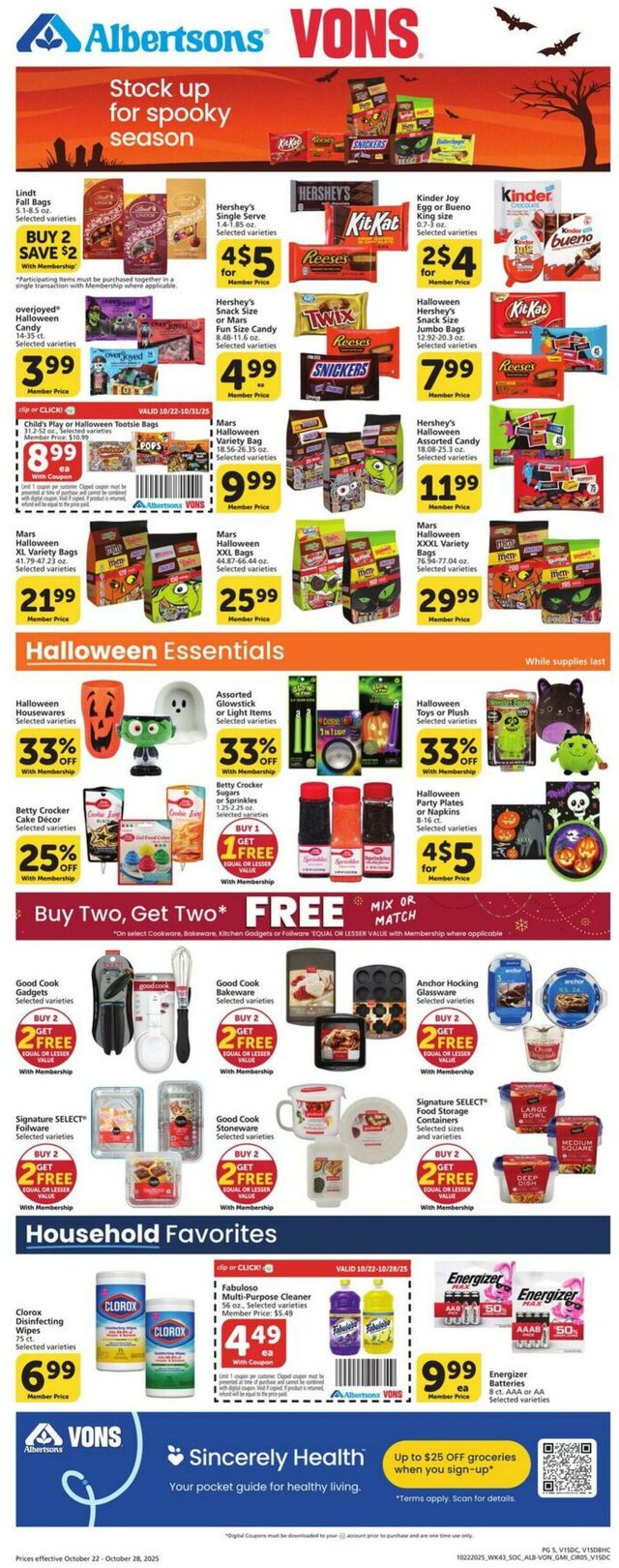 Catalogue Vons from 10/22/2025