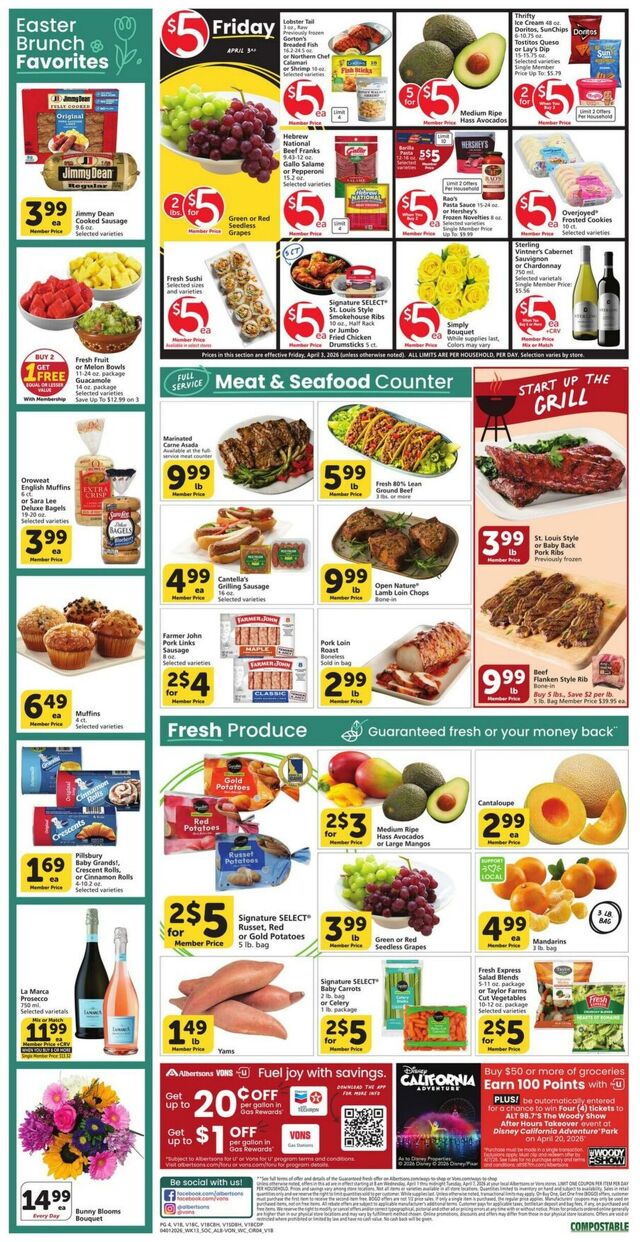 Catalogue Vons from 04/01/2026