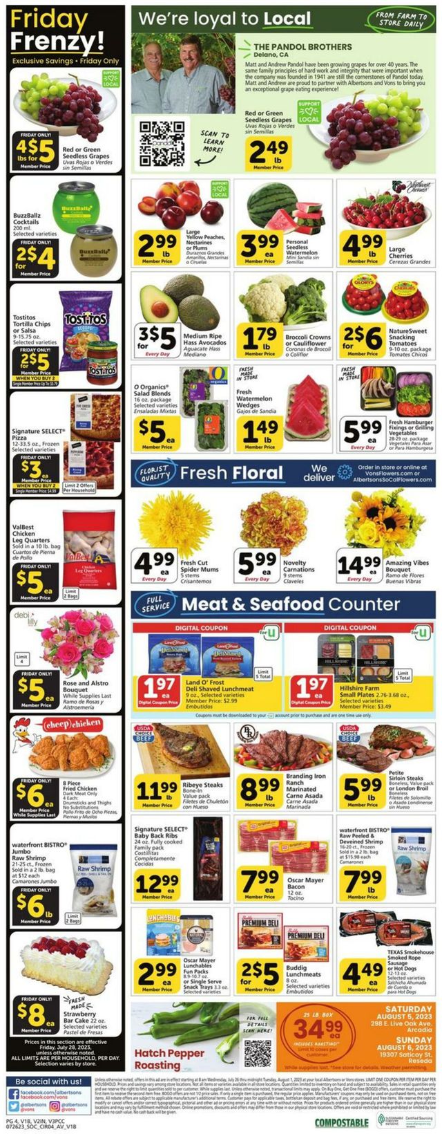 Catalogue Vons from 07/26/2023