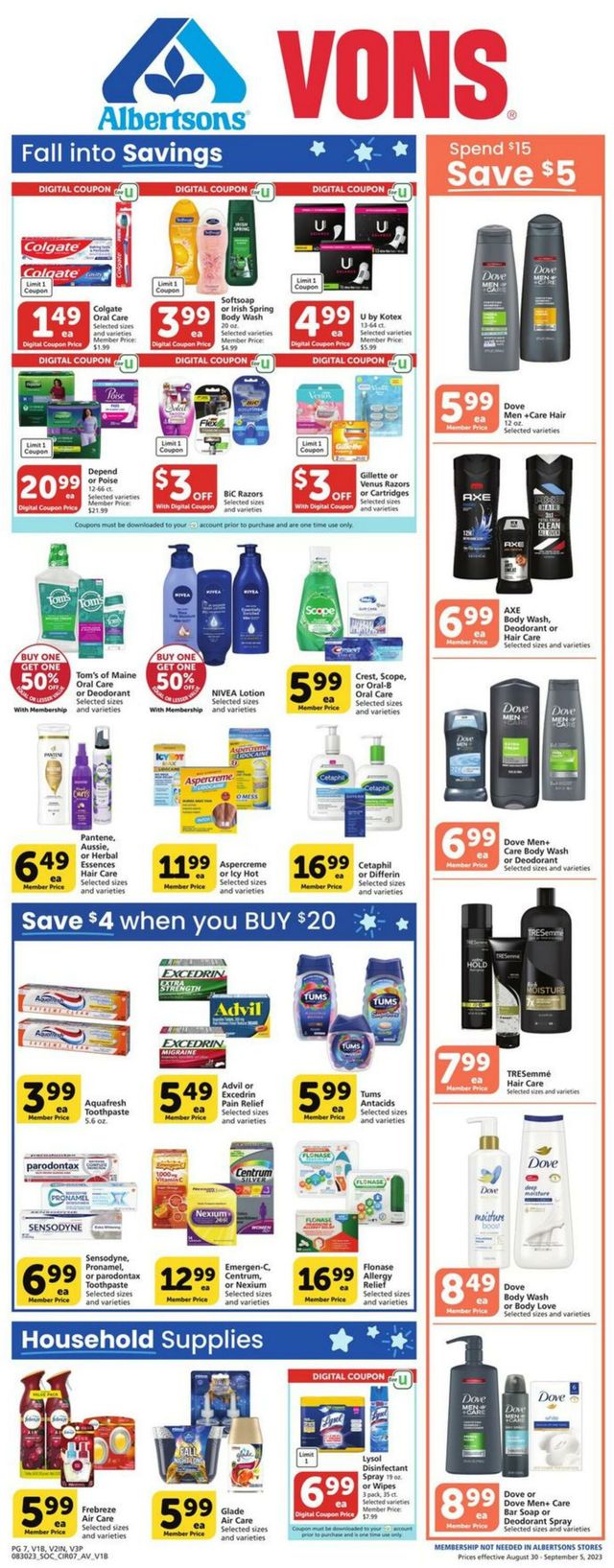 Catalogue Vons from 08/30/2023