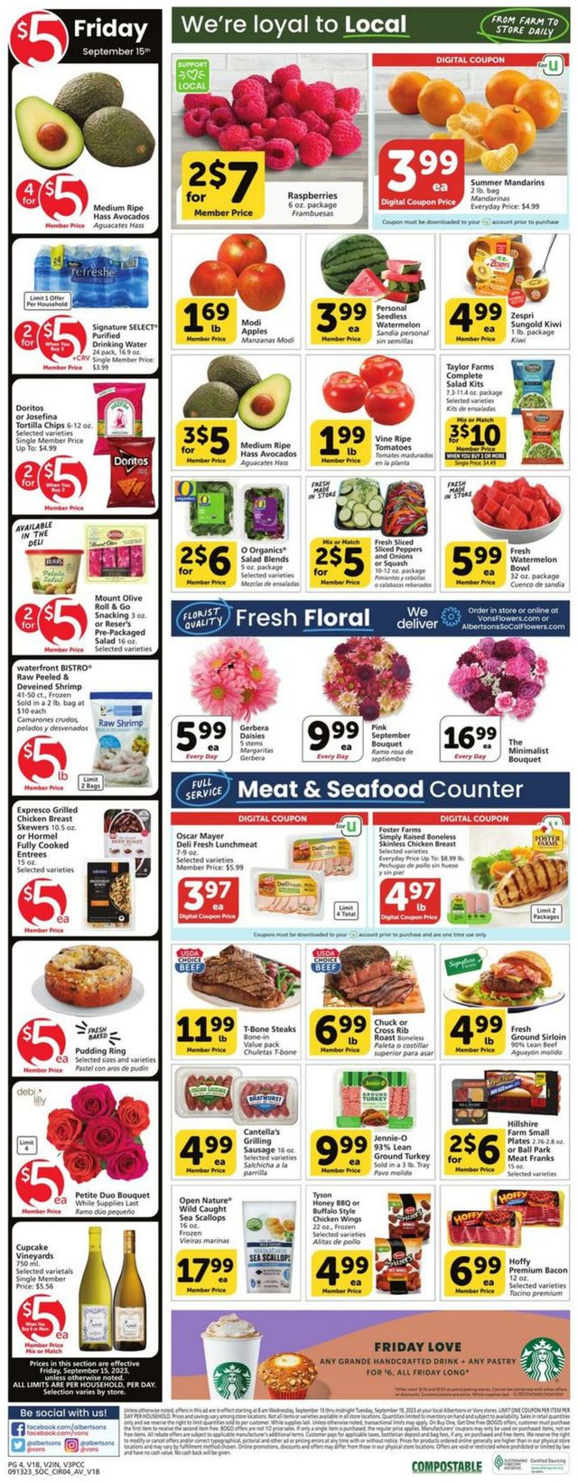 Catalogue Vons from 09/13/2023