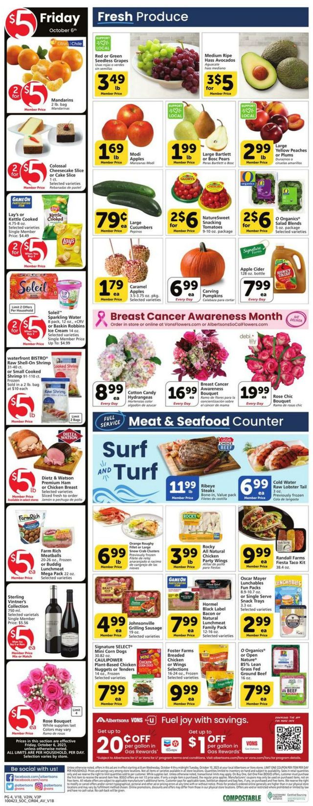 Catalogue Vons from 10/04/2023