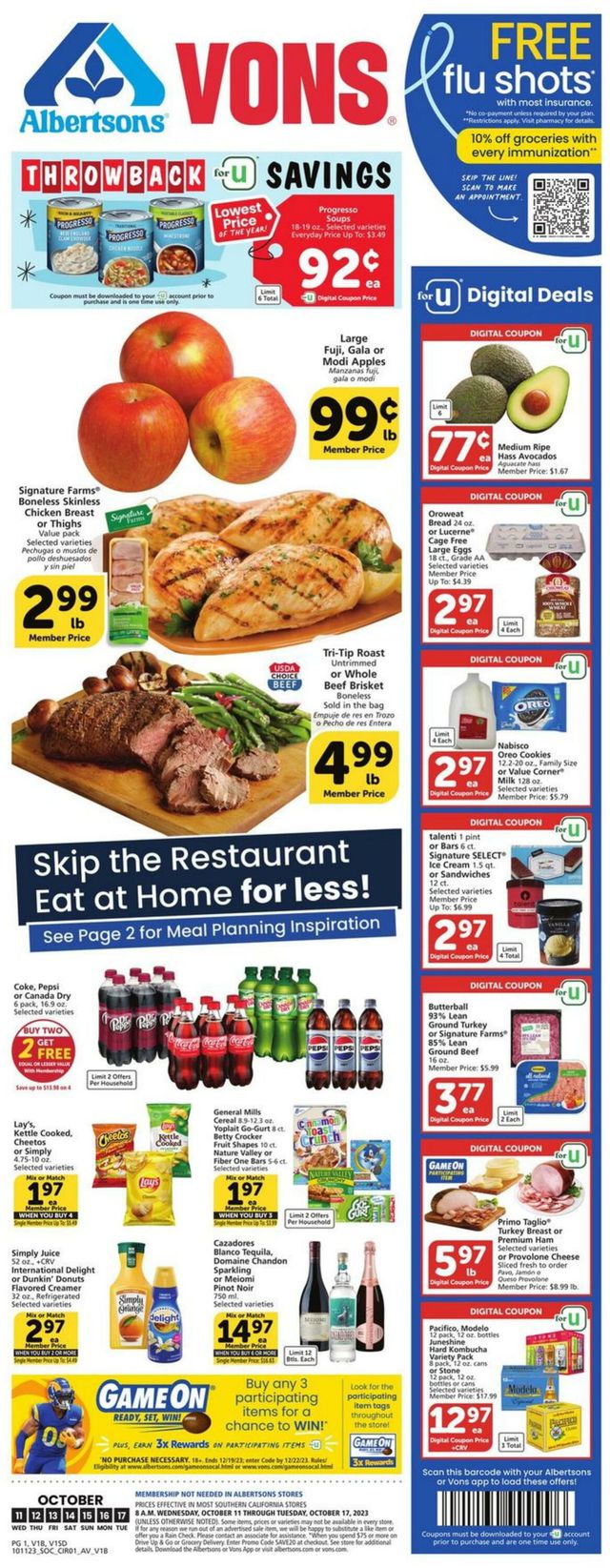 Catalogue Vons from 10/11/2023