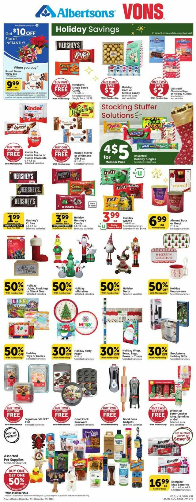 Catalogue Vons from 12/13/2023