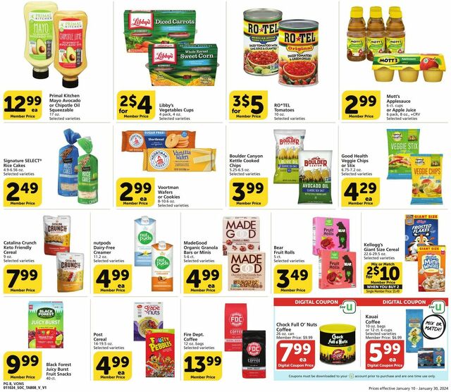 Catalogue Vons from 01/10/2024