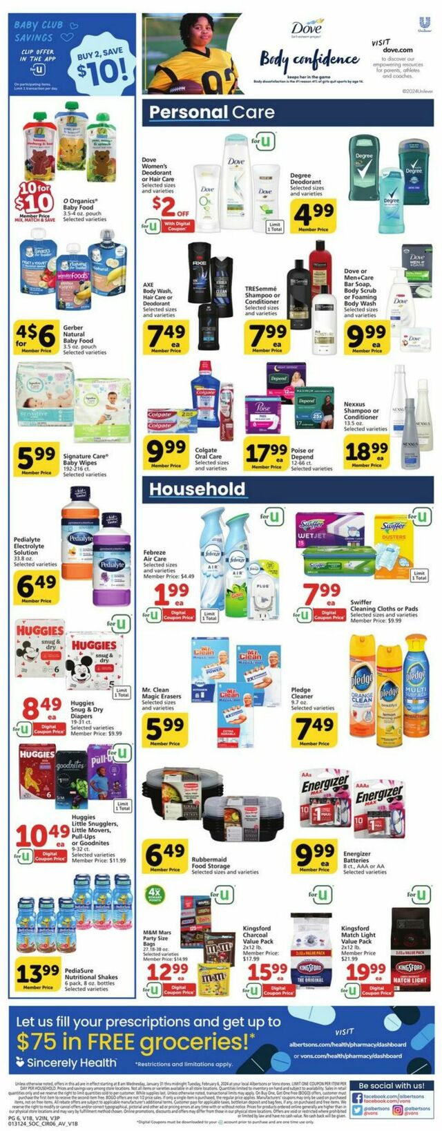 Catalogue Vons from 01/31/2024