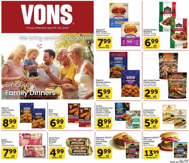Catalogue Vons from 04/10/2024