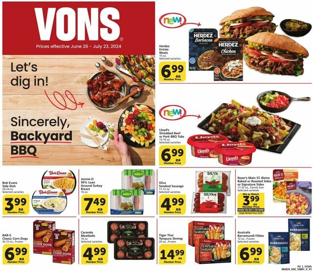 Catalogue Vons from 06/26/2024