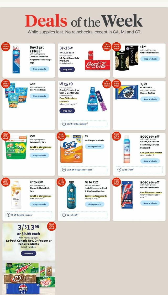 Catalogue Walgreens from 10/28/2024