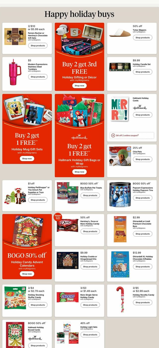 Catalogue Walgreens from 11/25/2024