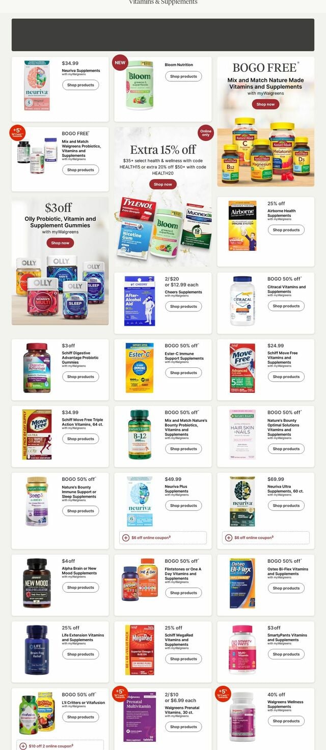 Catalogue Walgreens from 12/09/2024