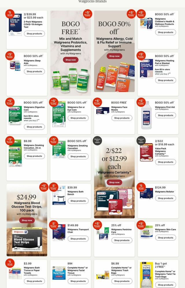 Catalogue Walgreens from 01/13/2025