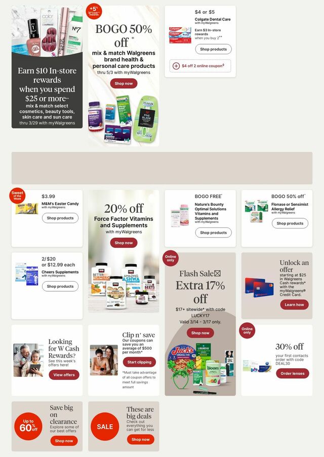 Catalogue Walgreens from 03/17/2025