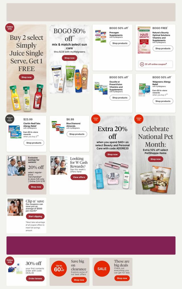 Catalogue Walgreens from 05/05/2025