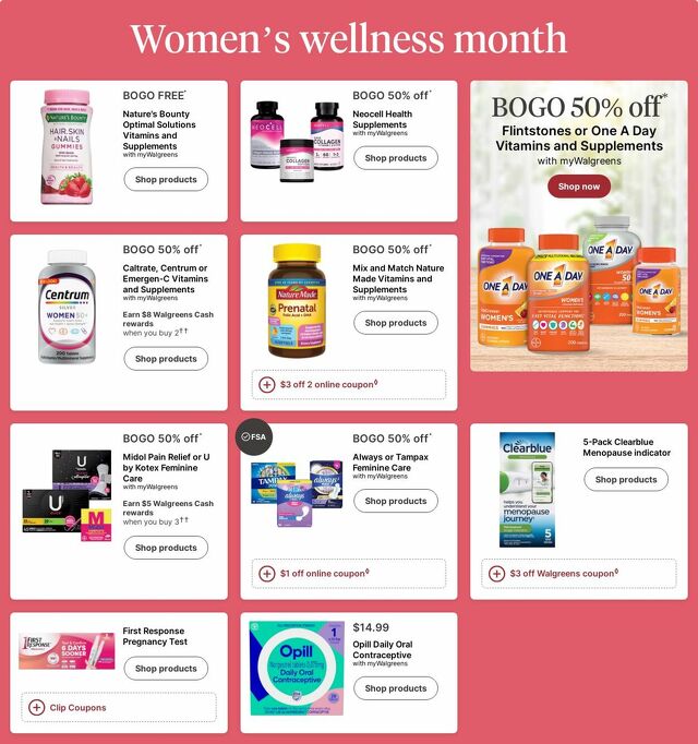 Catalogue Walgreens from 05/12/2025