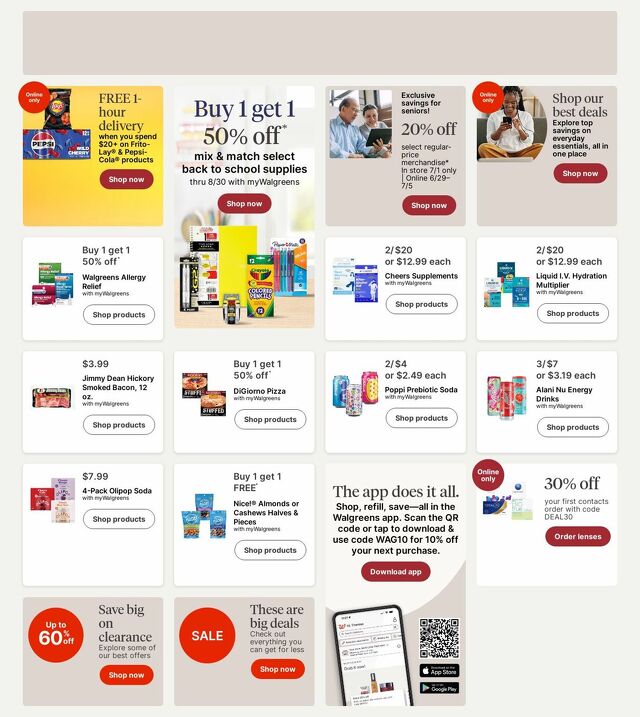 Catalogue Walgreens from 06/30/2025