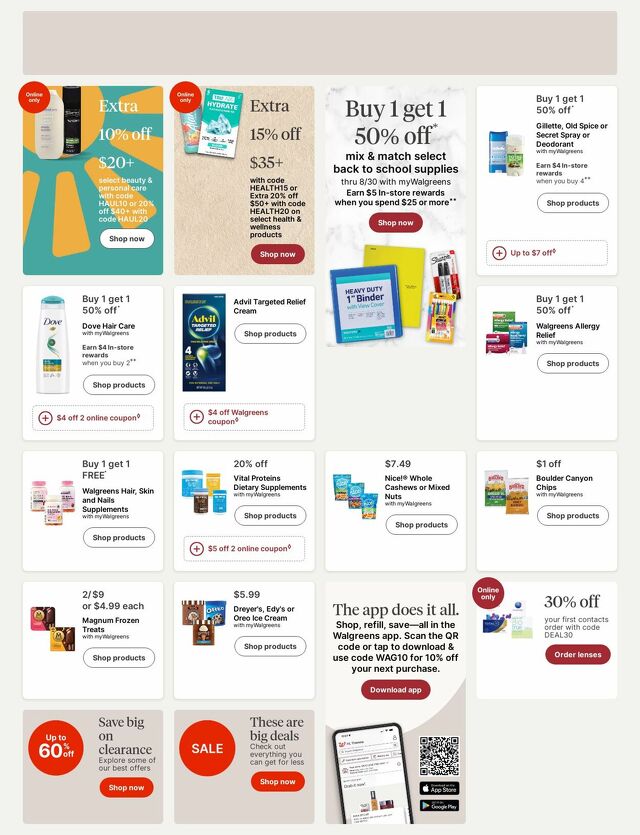 Catalogue Walgreens from 07/07/2025