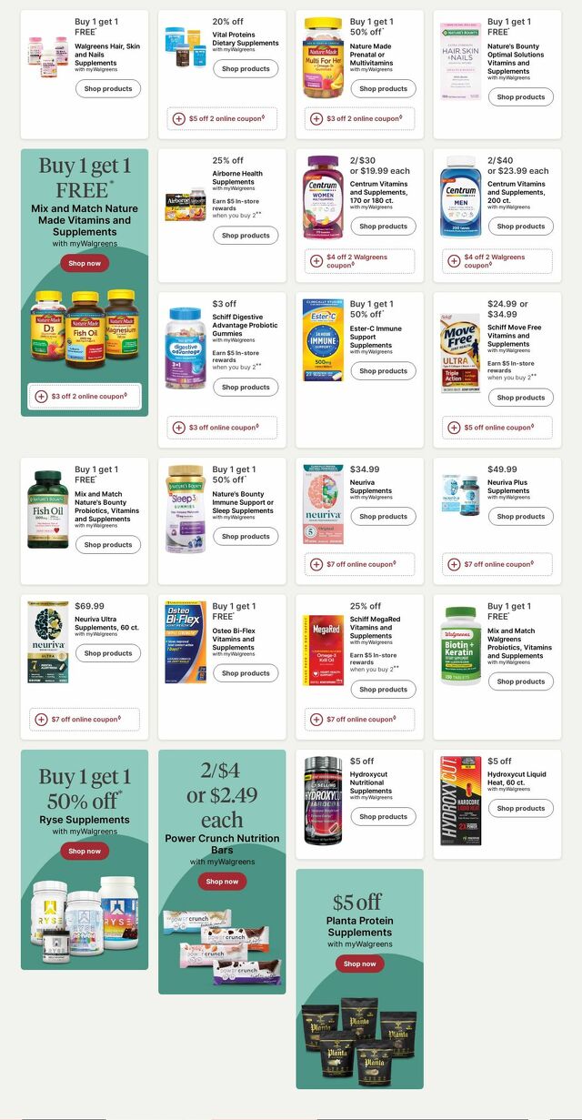 Catalogue Walgreens from 07/07/2025
