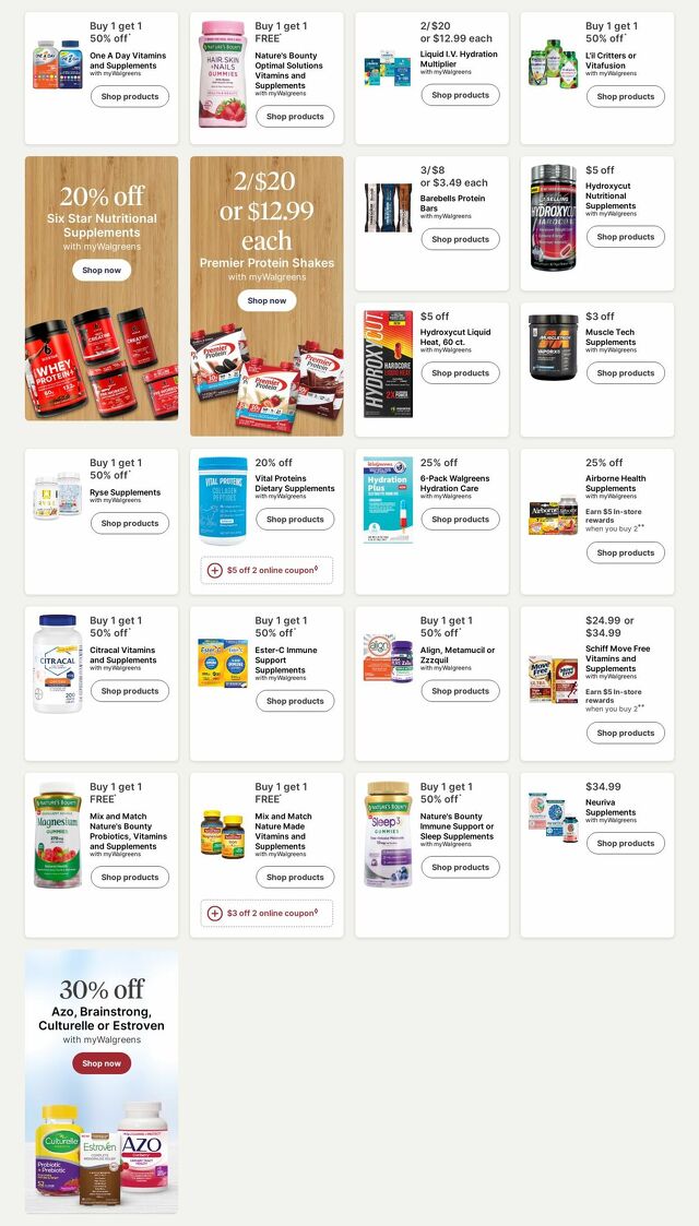 Catalogue Walgreens from 07/14/2025