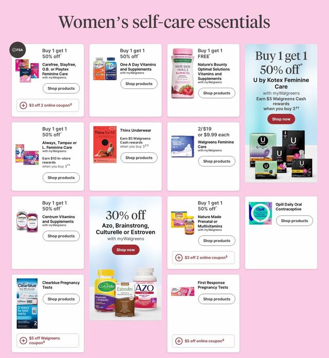 Catalogue Walgreens from 07/14/2025
