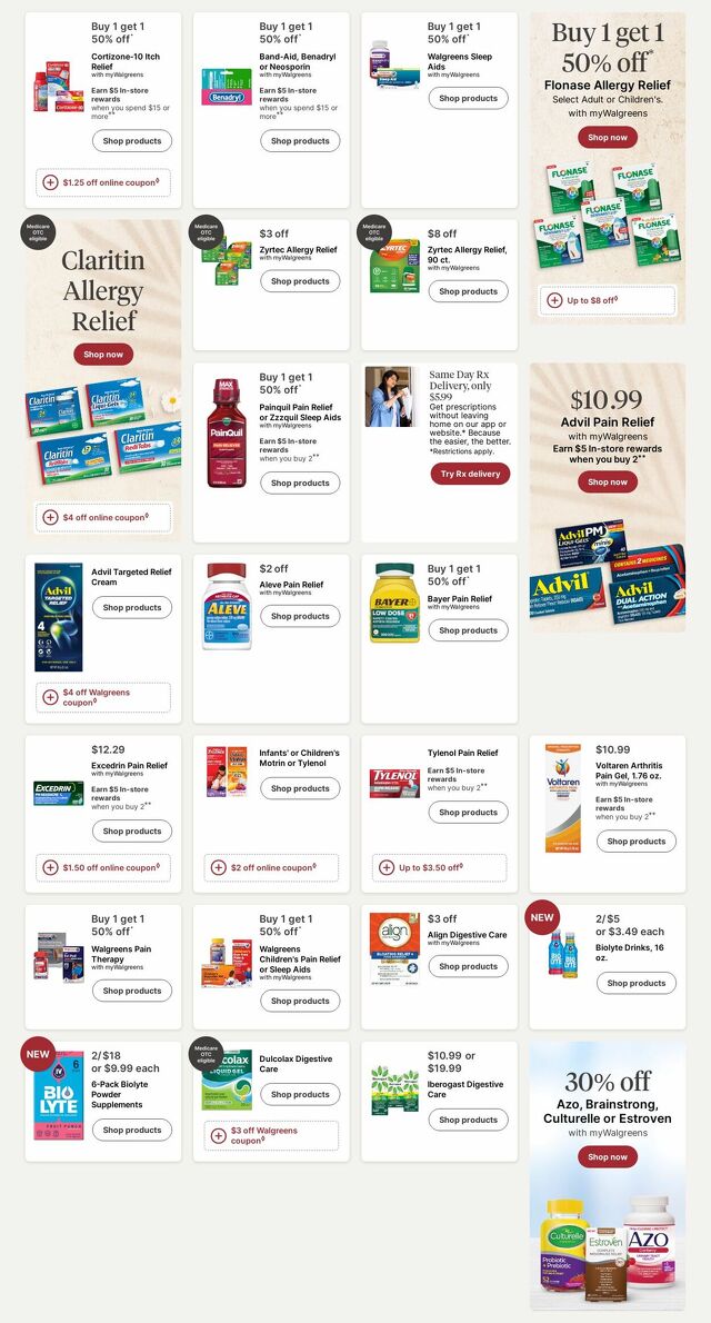 Catalogue Walgreens from 07/14/2025