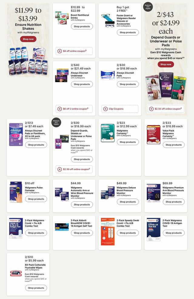 Catalogue Walgreens from 07/14/2025