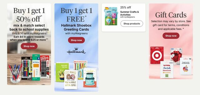 Catalogue Walgreens from 07/14/2025