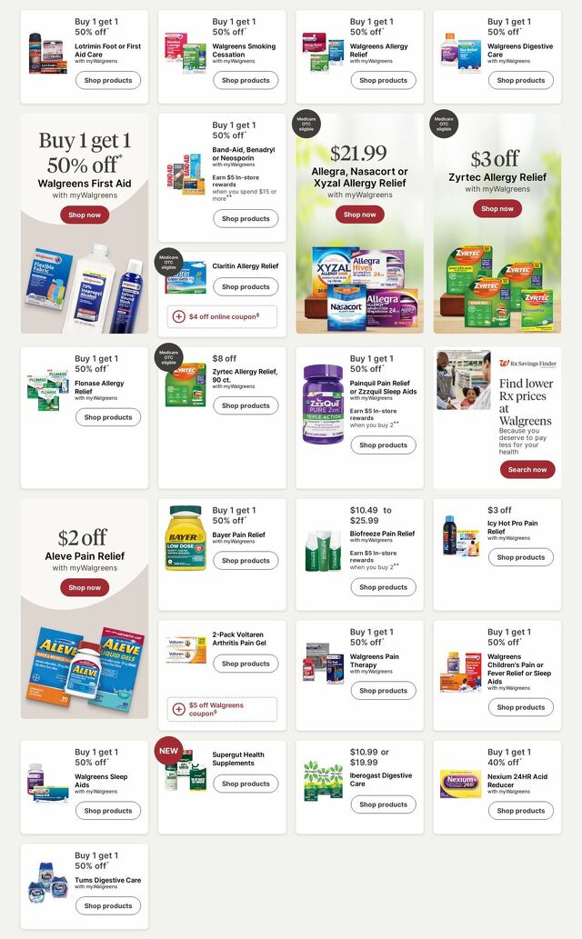Catalogue Walgreens from 07/21/2025