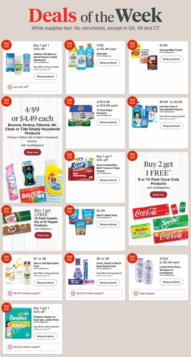 Catalogue Walgreens from 07/28/2025