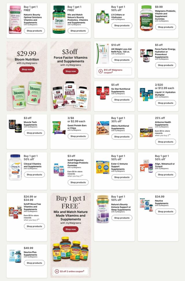Catalogue Walgreens from 07/28/2025