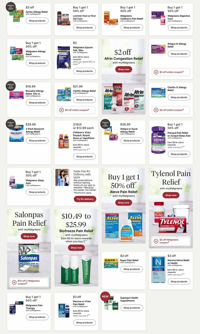 Catalogue Walgreens from 07/28/2025