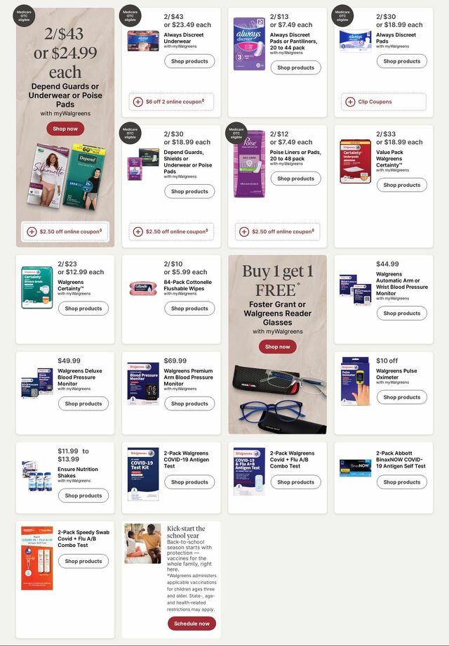 Catalogue Walgreens from 08/11/2025