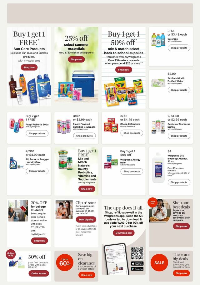 Catalogue Walgreens from 08/18/2025