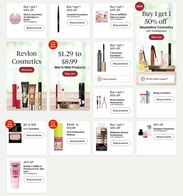 Catalogue Walgreens from 08/25/2025