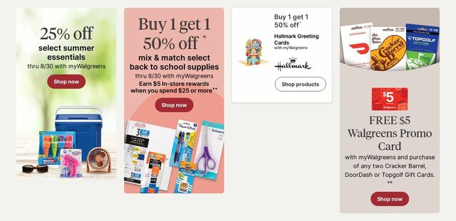 Catalogue Walgreens from 08/25/2025